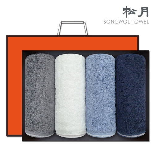 송월타월 솔리드 혼방사 무지40 190g (4장)