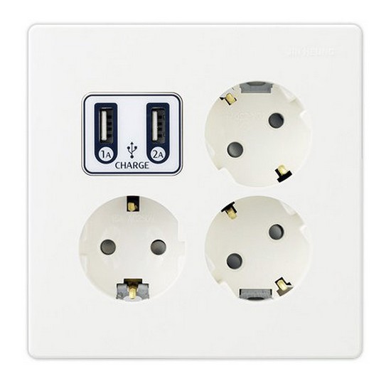 진흥전기 V시리즈 3구 USB 콘센트이미지입니다. 누르면 해당 게시물로 새창이동합니다.