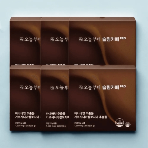 동서바이오팜 오늘부터 슬림카페 PRO 1.6g 60포 (6개)_이미지