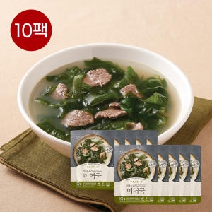 진한식품 참스토리 사골소고기 미역국 500g (10개)