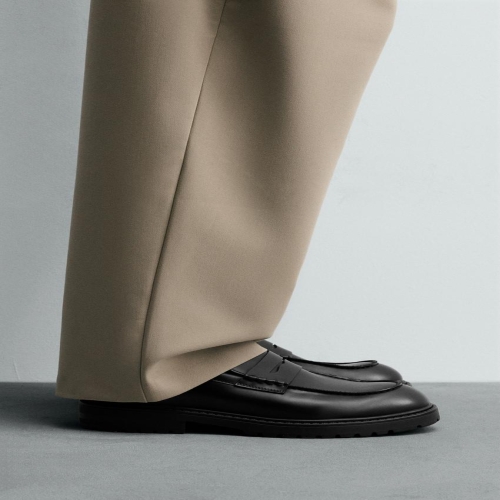 자라 149209 엘레강트 모카신 블랙