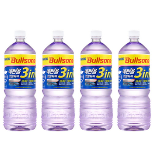 불스원 레인OK 에탄올 3in1 코팅워셔액 1.8L (4개)