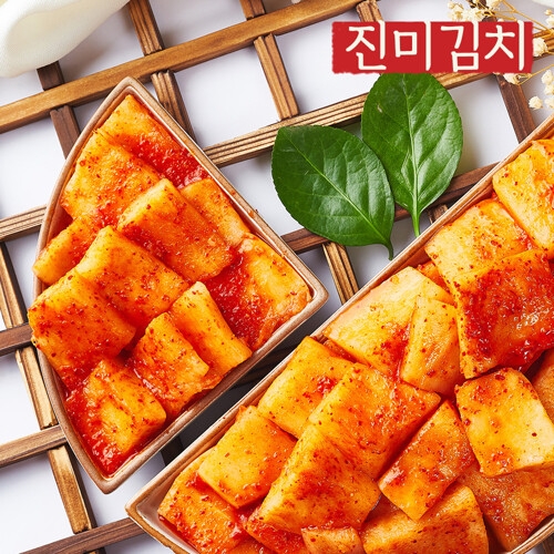 이씨네식품 진미김치 전라도 석박지 2kg (1개)_이미지