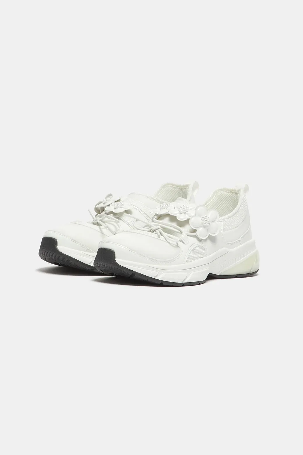 Flower mesh sneakers white DG4DS26015WHT