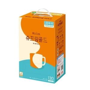 동서식품 맥심 슈프림골드 커피믹스 130개입이미지입니다. 누르면 해당 게시물로 새창이동합니다.