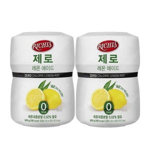 동서식품 리치스 제로 레몬에이드 600g (2개)