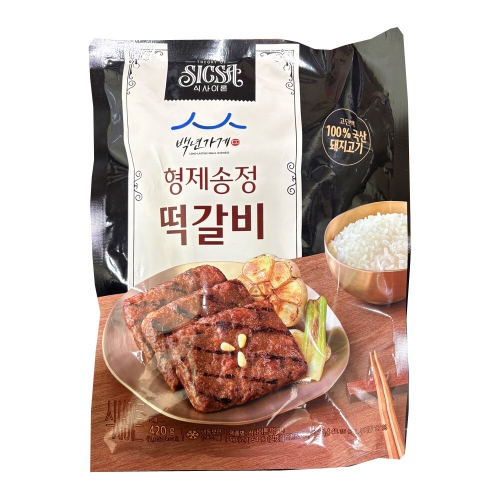 롯데웰푸드 식사이론 형제송정 떡갈비 420g [1개]