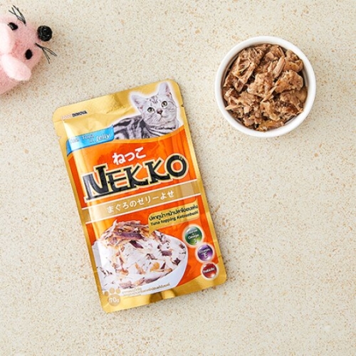 네코 참치토핑 가다랑어 파우치 70g (1개)_이미지