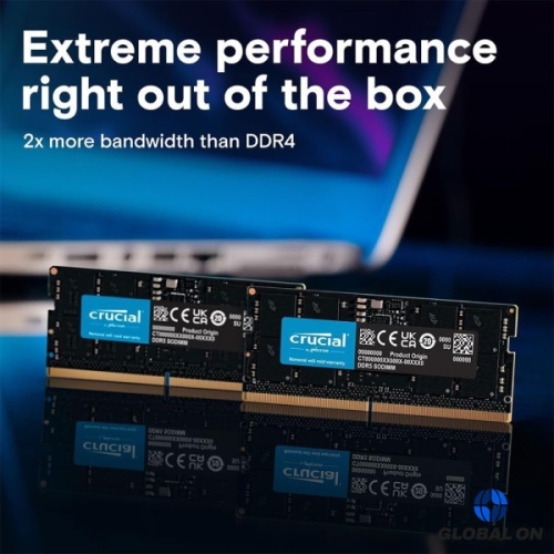 Samsung 16GB DDR5 4800MHz PC5-38400 CL40 SODIMM 1Rx8 1.1V Non-ECC 26..