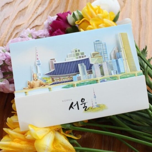 [불명] 서울의 찬가 팝업카드 050-SK-0001_이미지