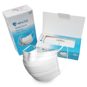 100매 kfad 비말차단마스크 일회용 부직포 위생 대형