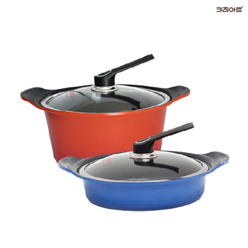 S100G 세라믹코팅 냄비 2종 K (전골28+곰솥28)