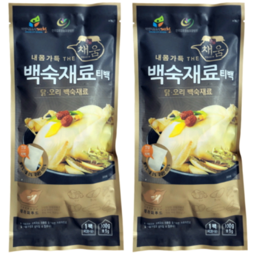 자연닮음 내몸가득 THE 채움 백숙재료 티백 100g (2개)_이미지