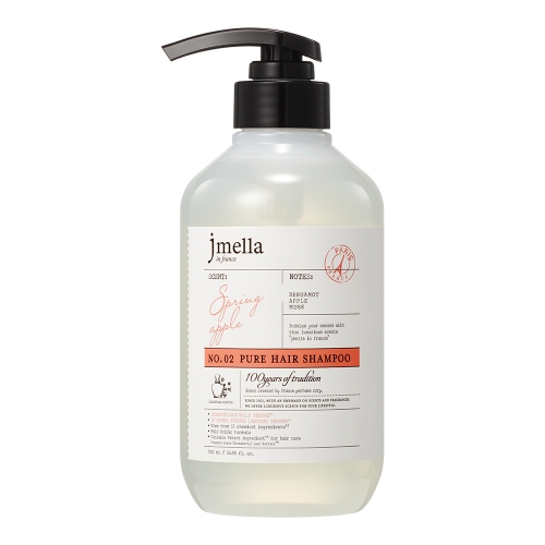 제이멜라 인 프랑스 퓨어 스프링 애플 헤어 샴푸 500ml (4개)_이미지