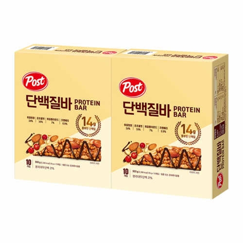 동서식품 포스트 포스트 단백질바 500g이미지입니다. 누르면 해당 게시물로 새창이동합니다.