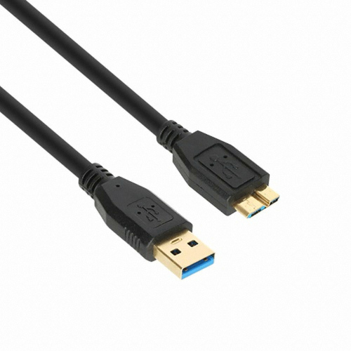 강원전자 NETmate USB 3.0 Micro B 케이블 NM-UM300BKZ (0.5m)_이미지