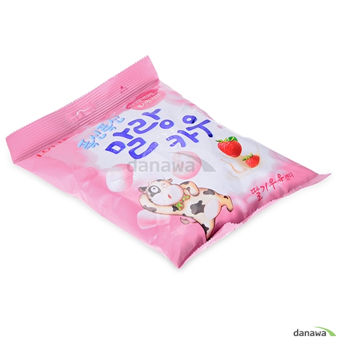 롯데제과 폭신폭신 말랑카우 딸기 158g (8개)_이미지