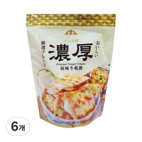 밤부 오리지널 누가크래커 140g 6개