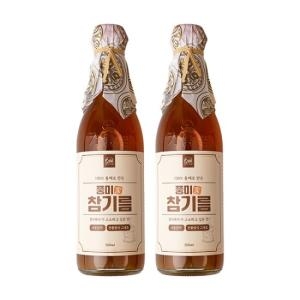 자연맛남 순수 통참깨 저온압착 풍미 참기름 350ml 2병_이미지