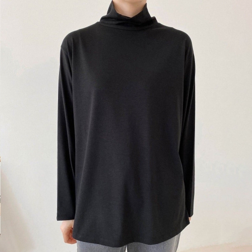 아이우먼 컬러터틀넥긴팔티셔츠 LDK450M410 빅사이즈