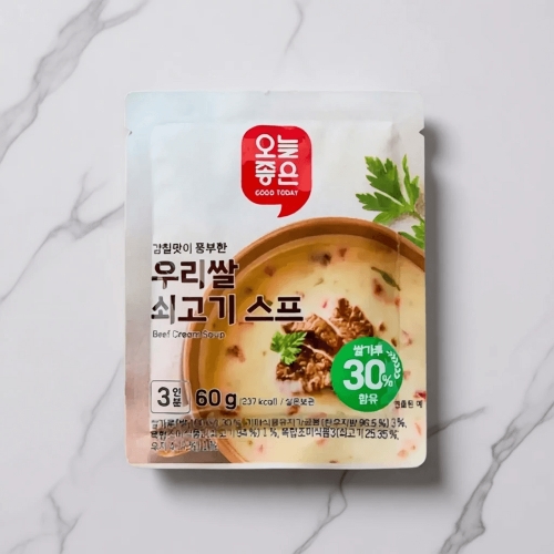 오늘좋은 우리쌀 쇠고기 스프 60g (1개)_이미지