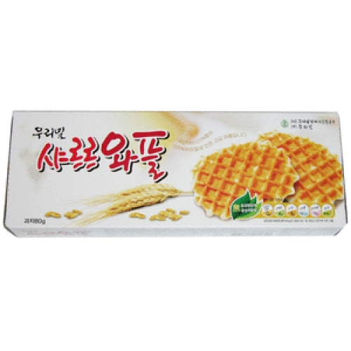 우리밀 샤르르와플 80g (5개)