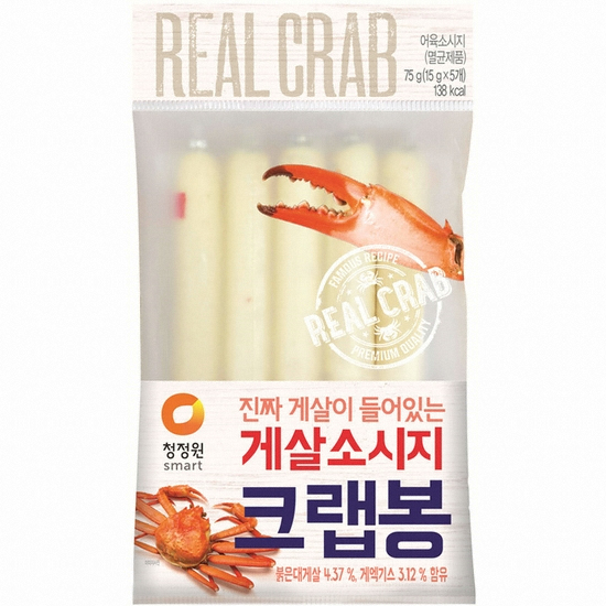 사조오양 청정원 게살소시지 크랩봉 15g (5개)_이미지