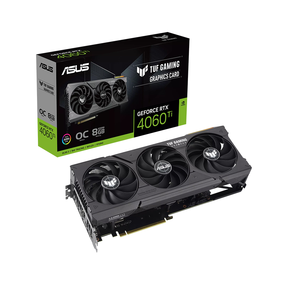 ASUS TUF Gaming 지포스 RTX 4060 Ti O8G OC D6 8GB 인텍앤컴퍼니