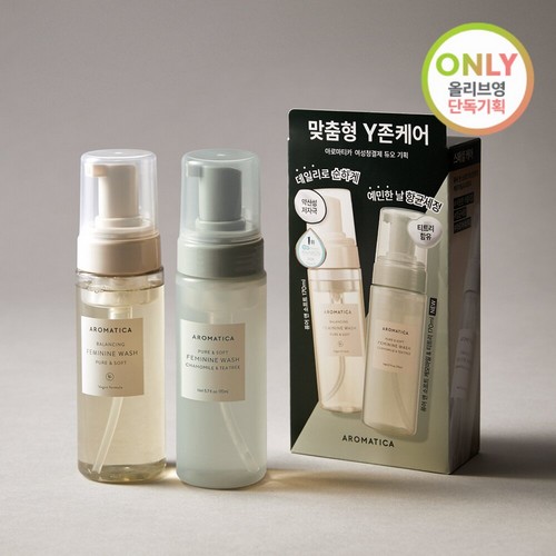 아로마티카 퓨어앤소프트 여성청결제 170ml 기획