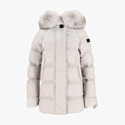 페트레이 여성 타칸 퍼 후드 구스 다운 패딩 PED5110 715_이미지