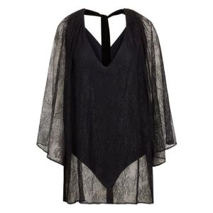 니나리찌 바디수트 티셔츠 25ACTO015PA0492 U9000 Black_이미지