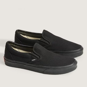 반스 클래식 슬립온 스니커즈 올블랙 0EYEBKA_이미지