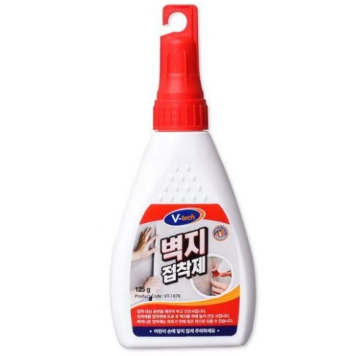 브이텍 벽지 접착제 VT-107K 125g (1개)_이미지