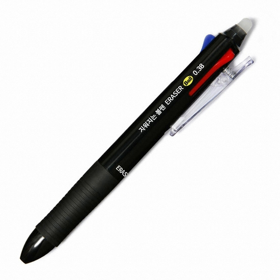 이레이져볼 지워지는 3색볼펜 MB300 0.38mm