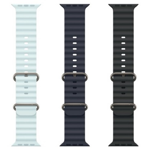 APPLE 워치 울트라2 49mm Cellular 내추럴 티타늄 (오션밴드, 해외구매)_이미지