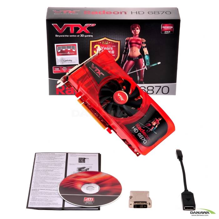 VTX3D 라데온 HD 6870 2DH D5 1GB 5팩 (PC방)_이미지