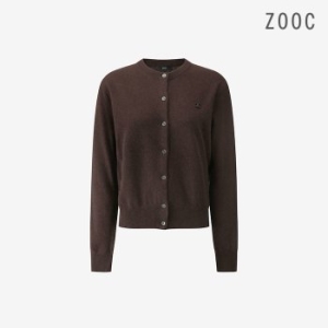  ZOOC 울 캐시미어 장식 포인트 베이직 가디건 WI_V254KSL946