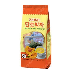 지노 지노 콘프레이크 단호박차 50T 일회용 콘플레이크_이미지