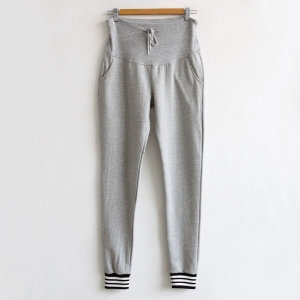 마미누리 J.무브배기팬츠-임산부 면 시보리 트레이닝바지운동복