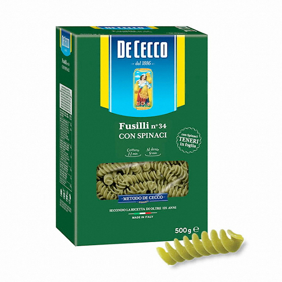 데체코 시금치 푸실리 500g (4개)