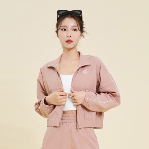 스컬피그 SA0404 소로나 포인트 라인 자켓 살몬핑크