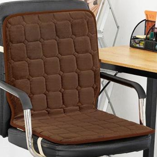 다크 브라운 가열 쿠션 체크 히팅 전기방석