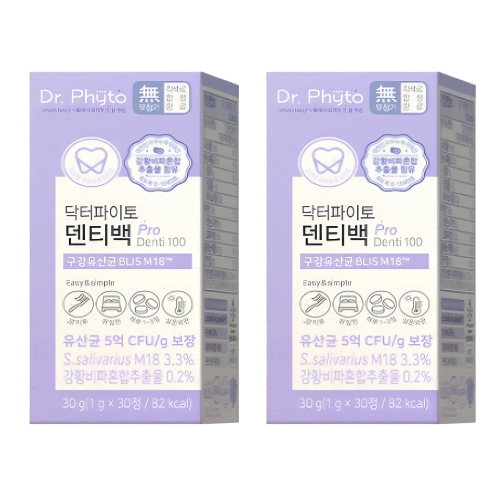 닥터파이토 덴티백 구강유산균 PRO 30정 (2개)