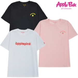 애플핑크 그래픽 반팔티 APK8Q308GS_이미지