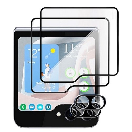 뮤고스 갤럭시Z 플립6 유니커블 후면 스크린 강화유리 필름