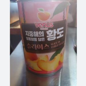 신세계푸드 비너스 지중해의 달콤함을 담은 황도 슬라이스 410g (24개)