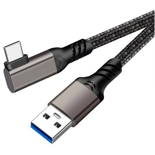 HANNORD USB 3.1 10Gbps C to C타입 ㄱ자형 케이블 YOO-1178 (0.5m)_이미지