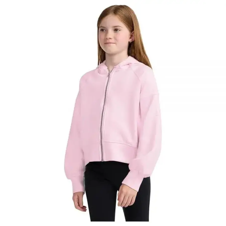 아베크롬비 Fitch 여성용 Ypb Neoknit 풀 지퍼 후디 큰 어린이, 크래들 핑크 394167