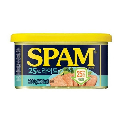CJ제일제당 스팸 25% 라이트 200g (1개)_이미지