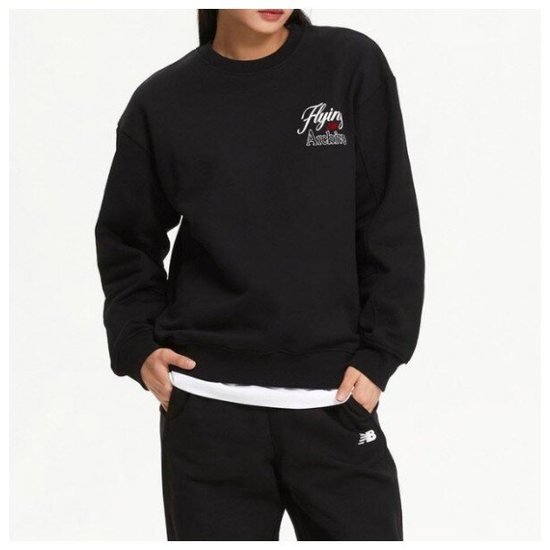 플라잉 기모 라운드 맨투맨 NBNCE41903